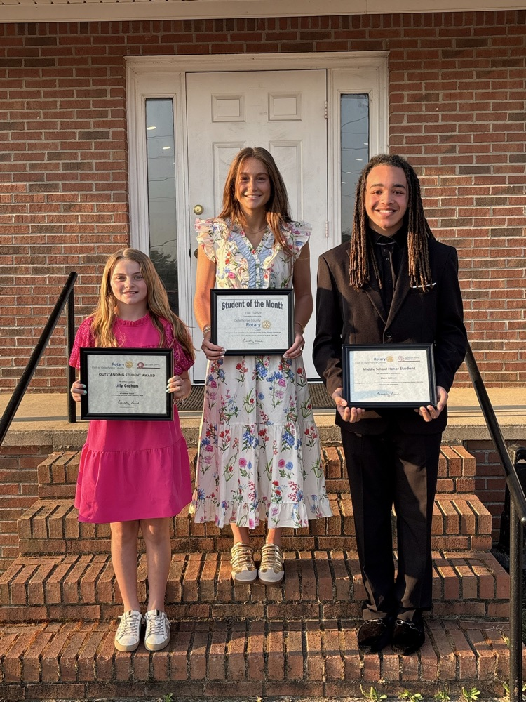 April Rotary Student