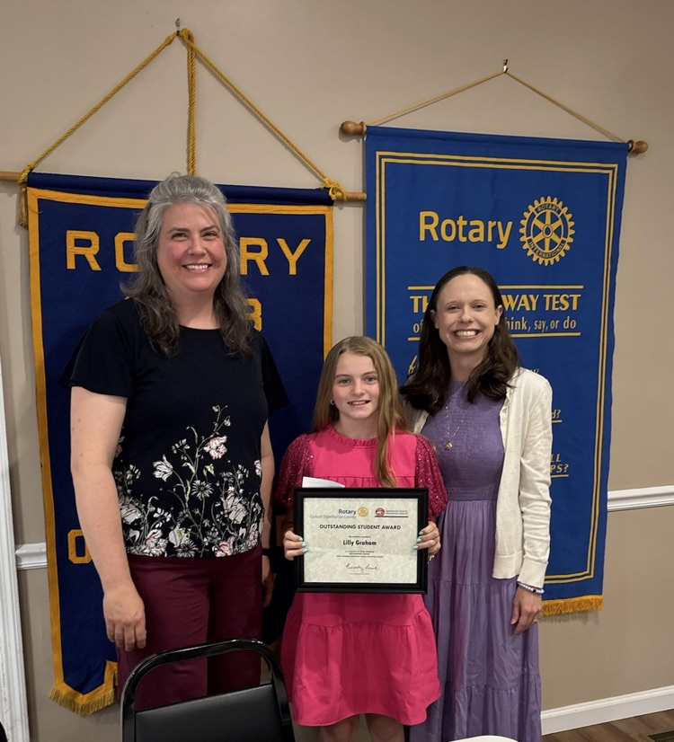April Rotary Student