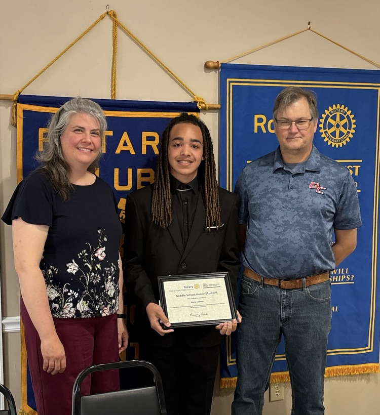April Rotary Student