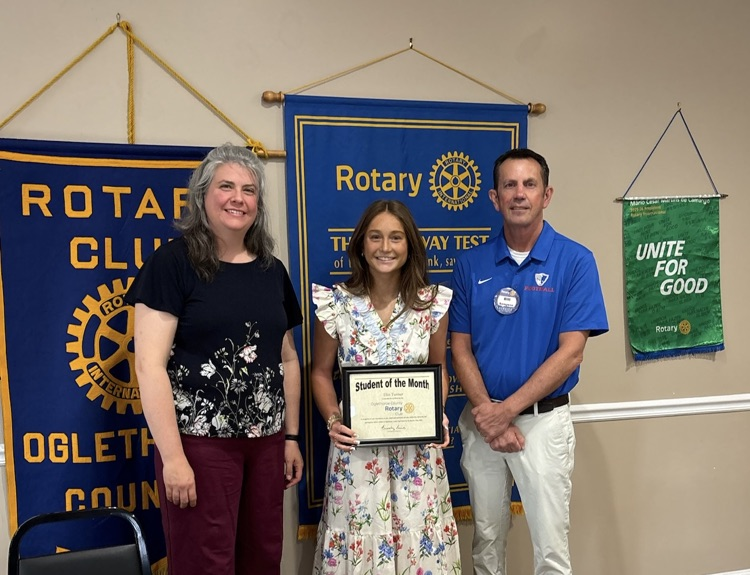 April Rotary Student