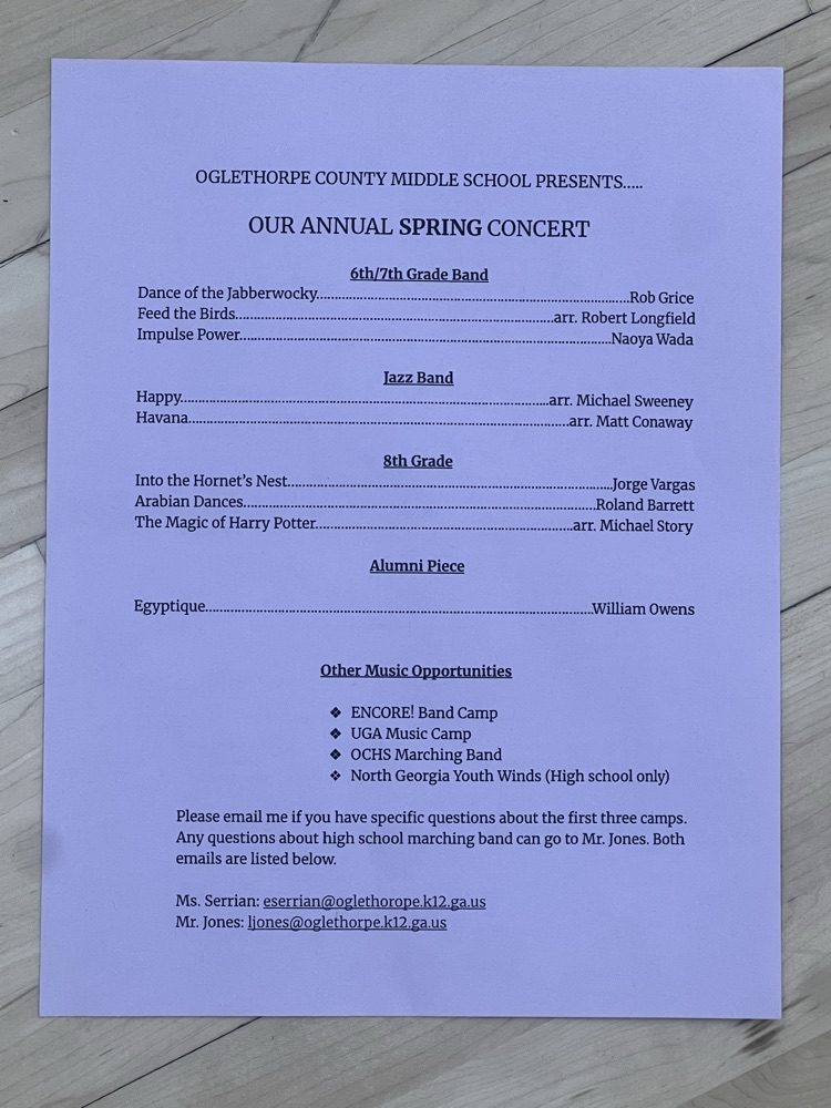 Spring Band Concert