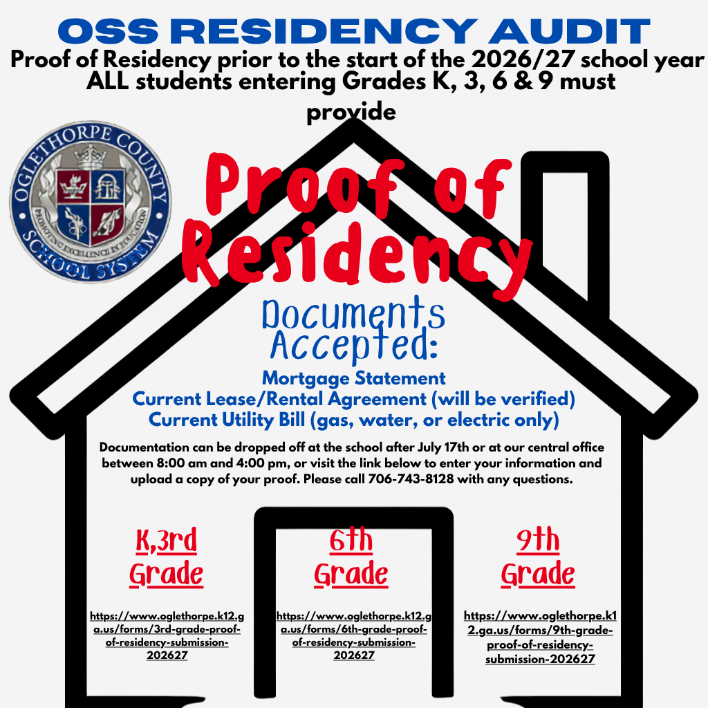 Proof of Residency Flyer
