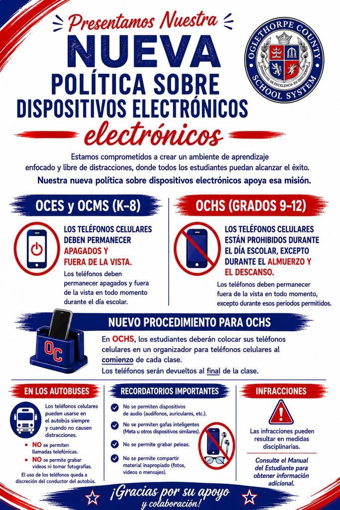 Spanish version of Electronic Device Policy