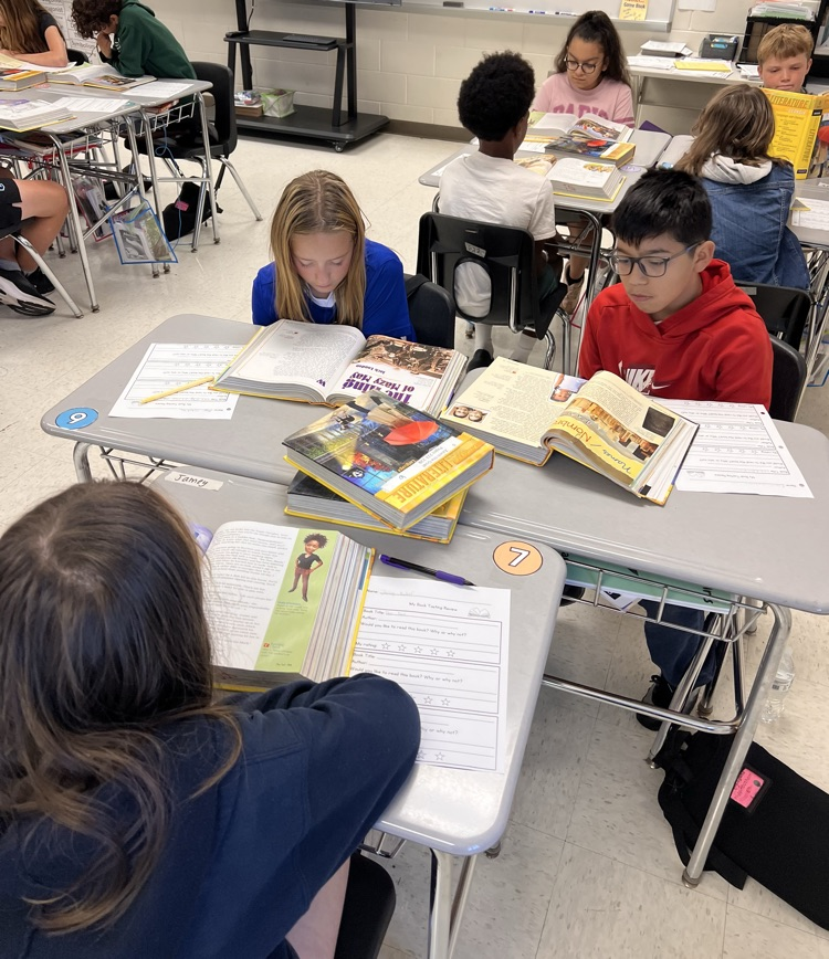 Mrs. Higginbotham’s “book tasting"