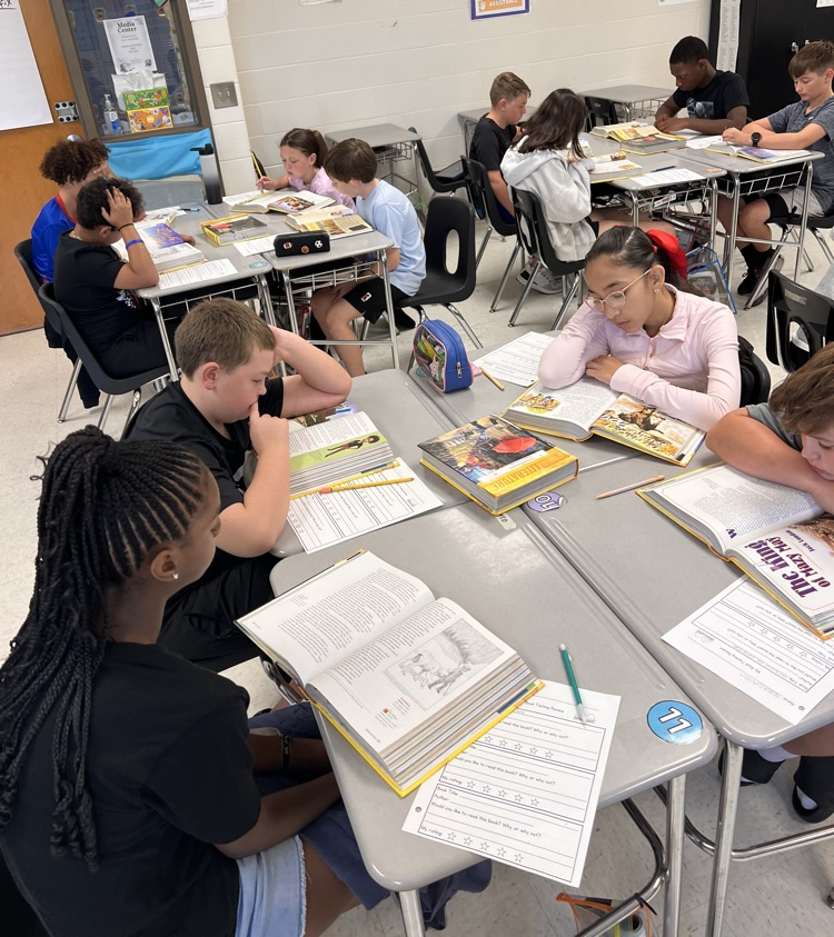 Mrs. Higginbotham’s “book tasting”