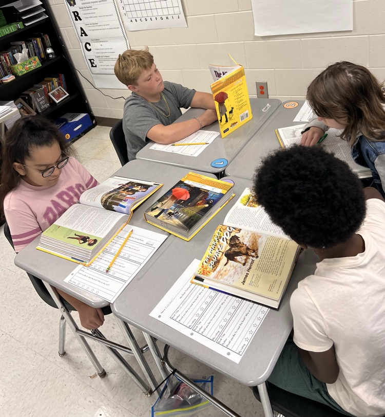 Mrs. Higginbotham’s “book tasting”