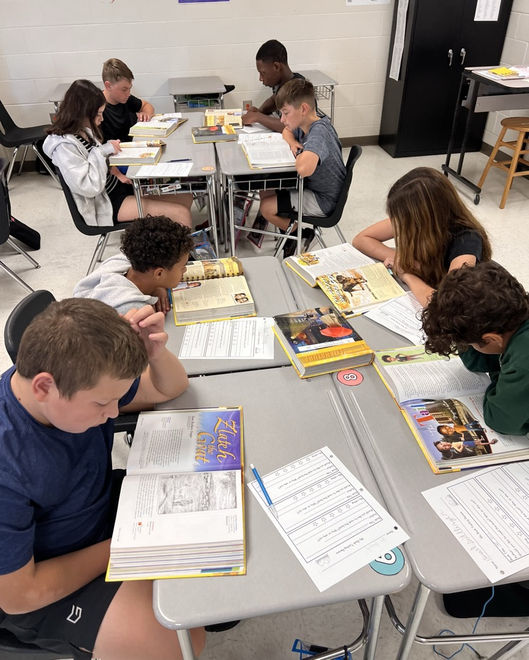 Mrs. Higginbotham’s “book tasting”