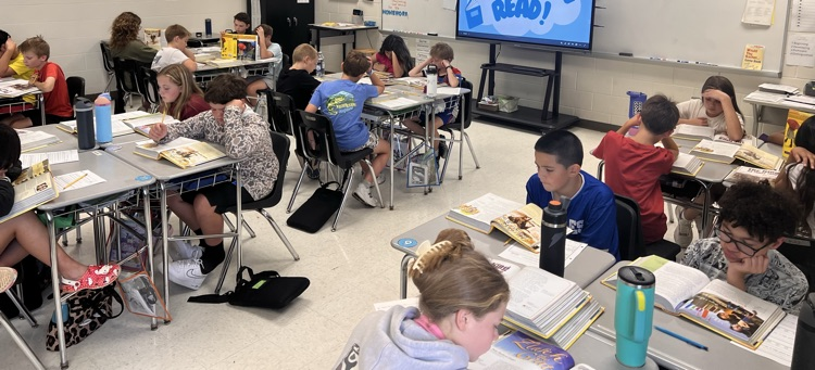Mrs. Higginbotham’s “book tasting”
