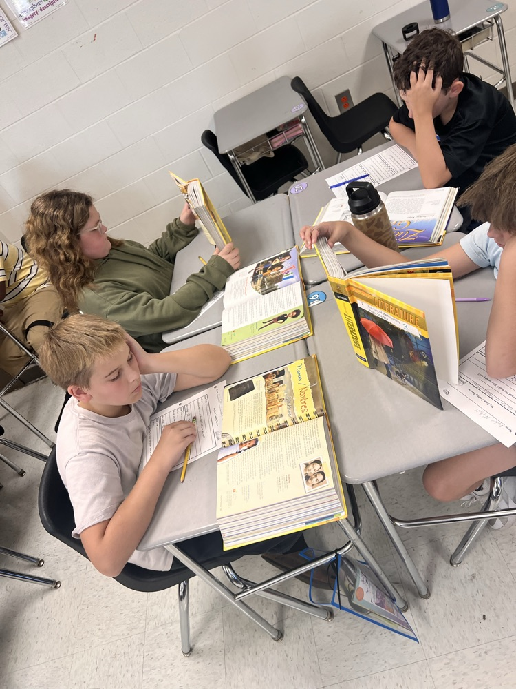 Mrs. Higginbotham’s “book tasting”