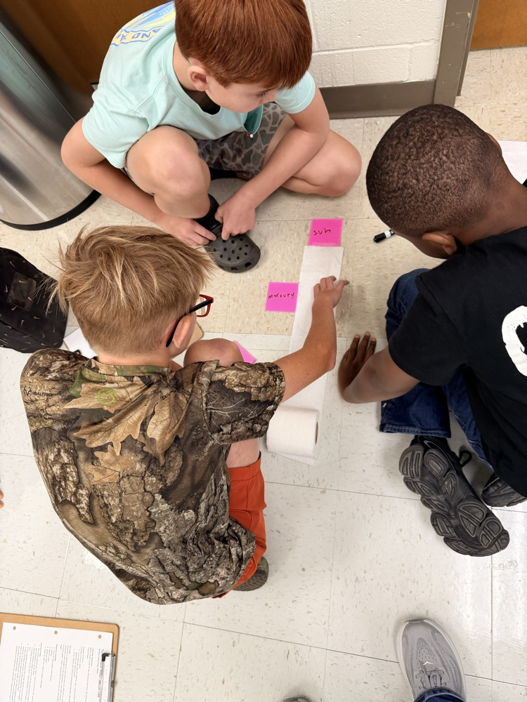 Mrs. Bridges’ Solar System Scale Lesson.