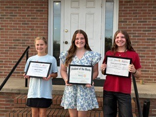 September SOM - Adalynne Wilson, Maggie Barnes, Madeline Holtzleiter