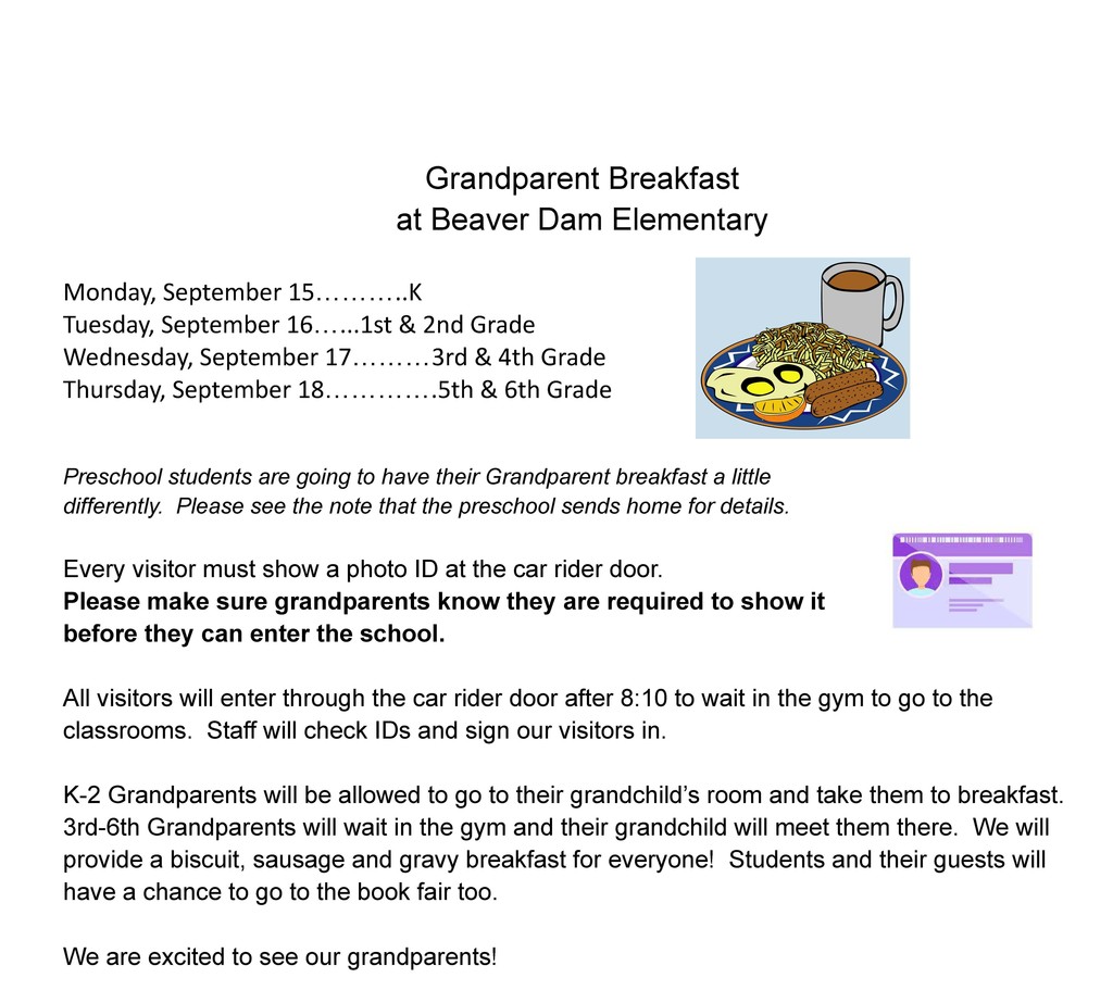 Grandparent breakfast