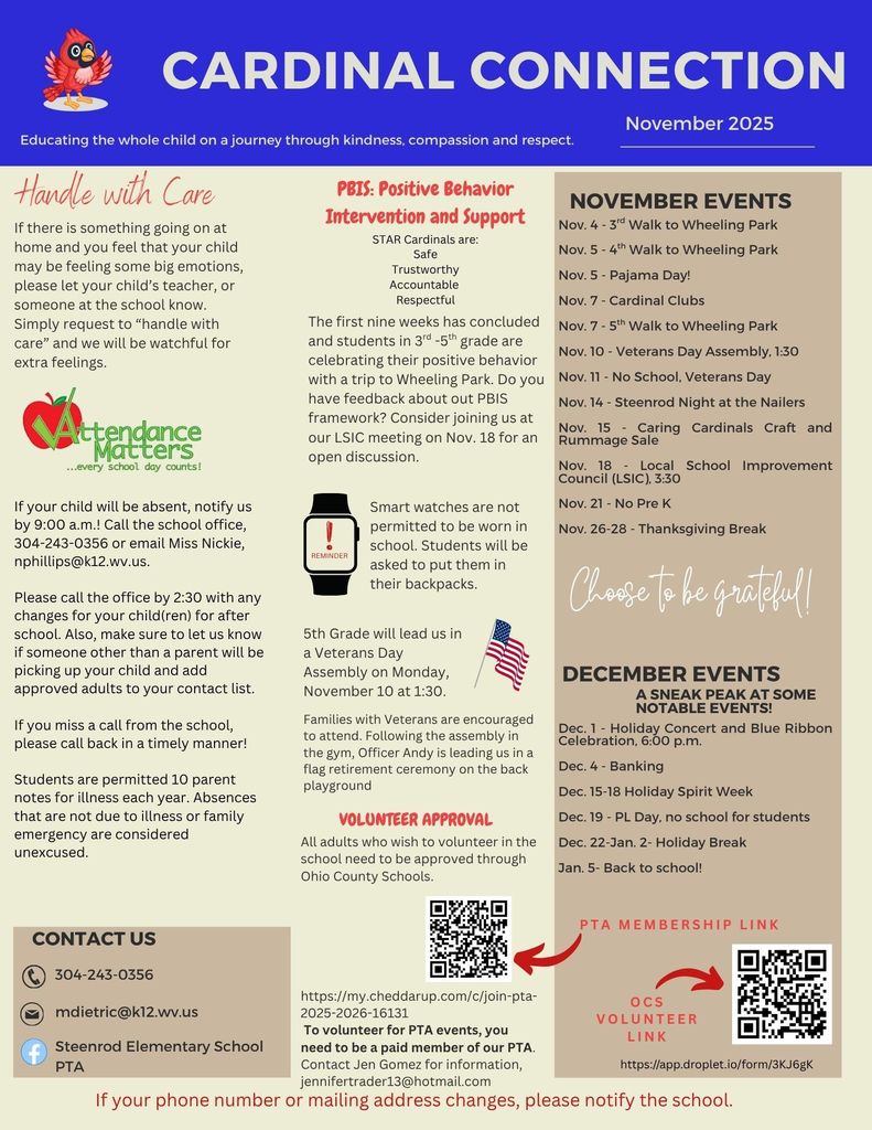 Cardinal Connection p 1