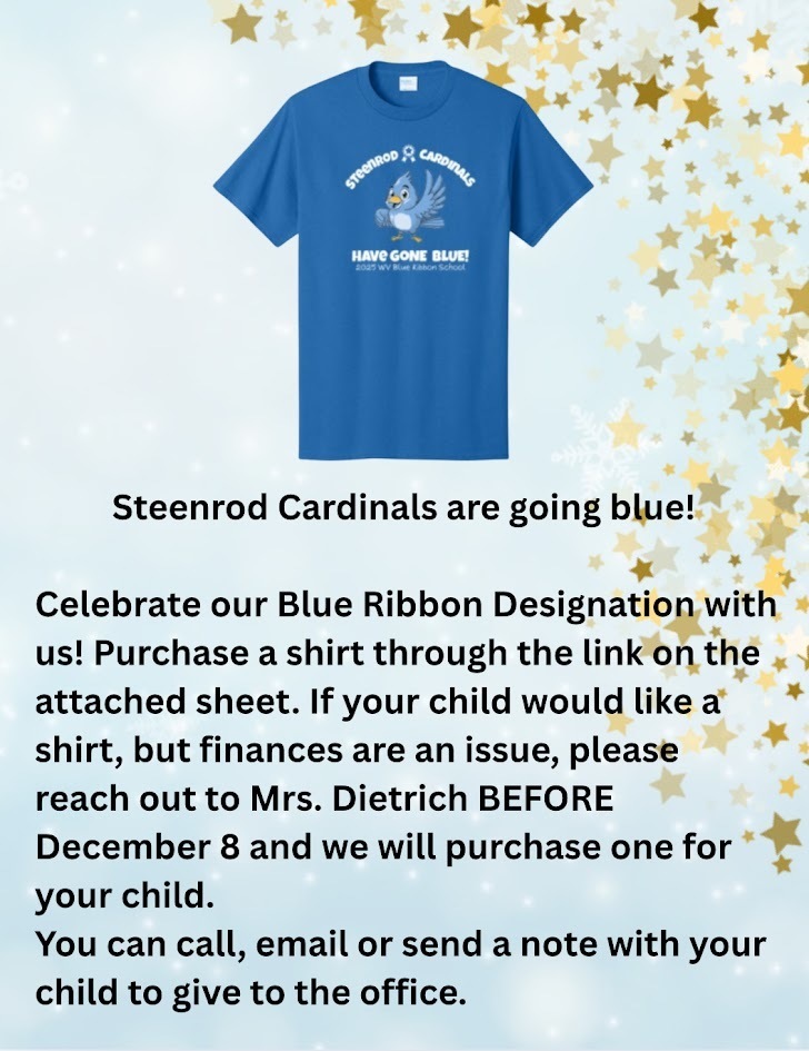 blue ribbon shirt