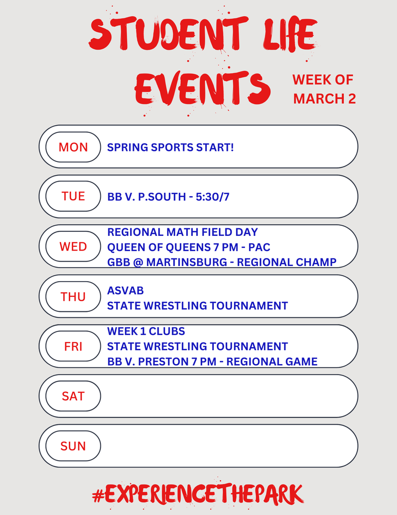 Student Life Weekly Events (14)