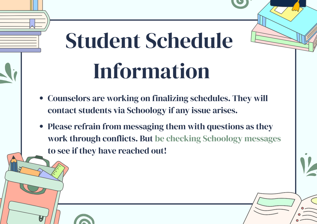 schedules