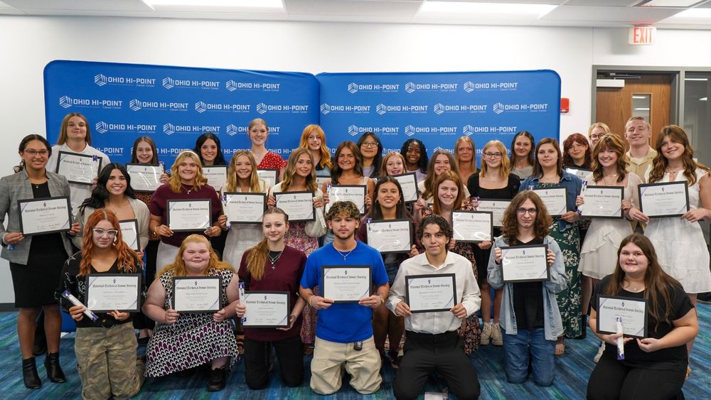NTHS Inductees from OHP Campus