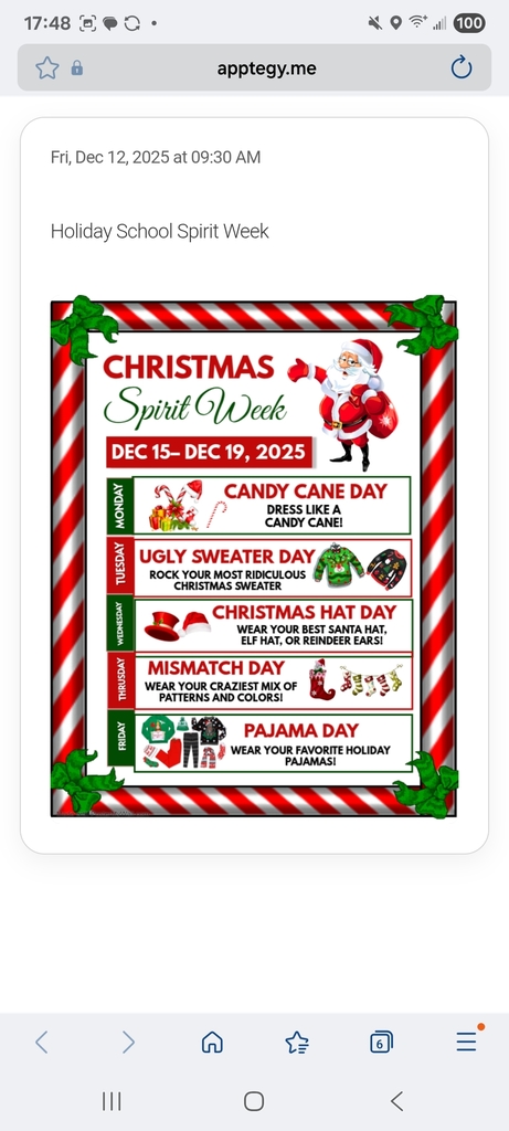 Holiday Dress Up Week