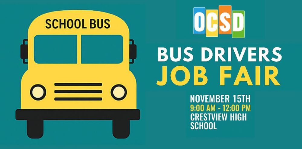 Okaloosa County School District Hosts Bus Driver Job Fair on November 15