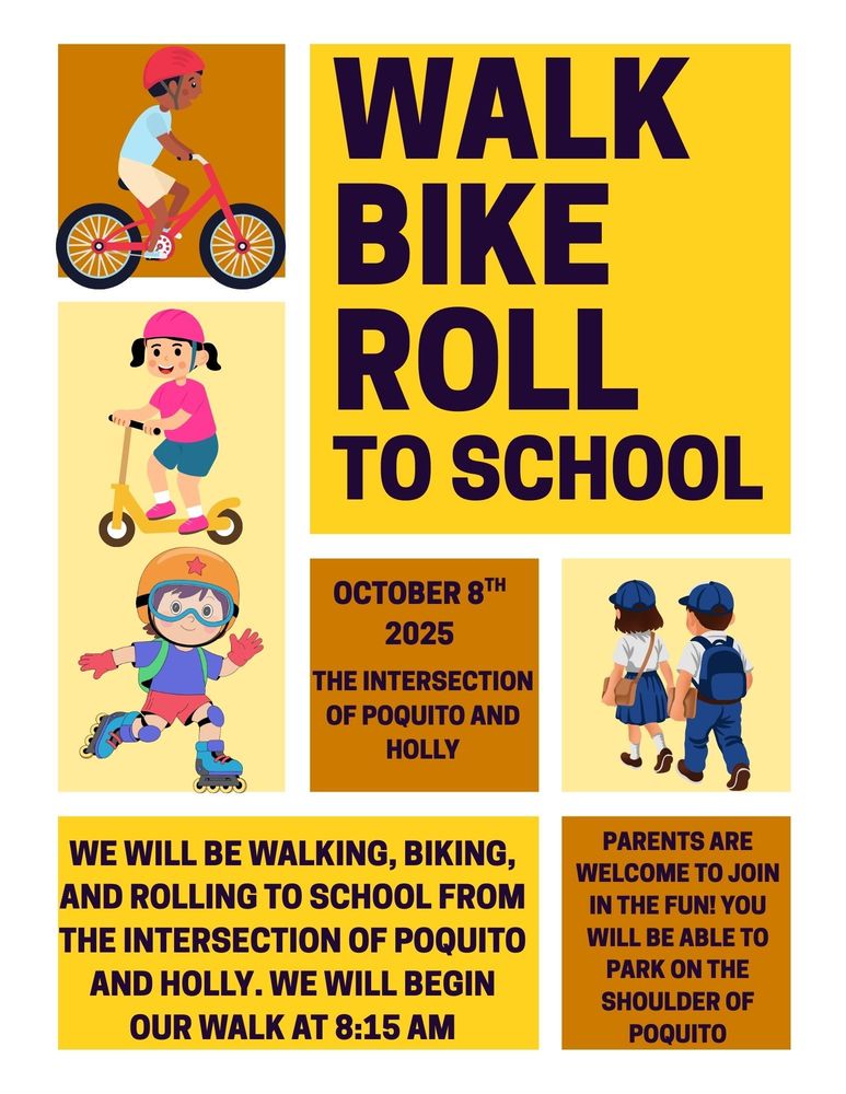 Walk Bike Roll to school