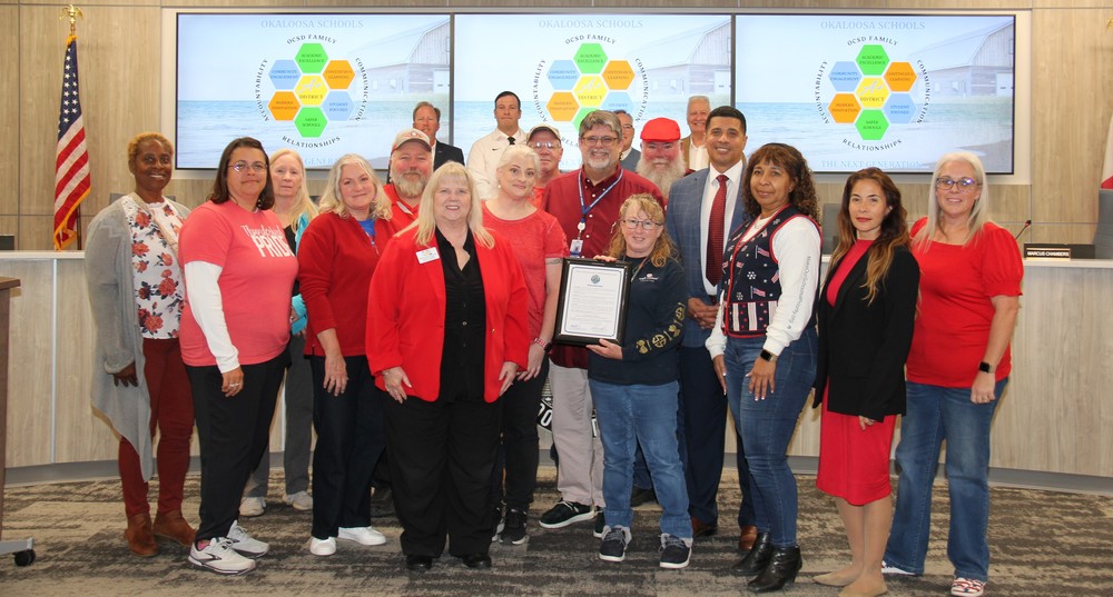 Educational Support Professionals at the School Board Meeting
