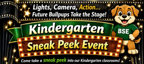 Kindergarten Sneak Peek Event