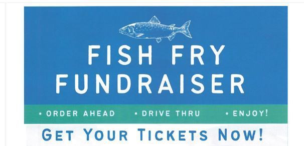 Fish on blue background