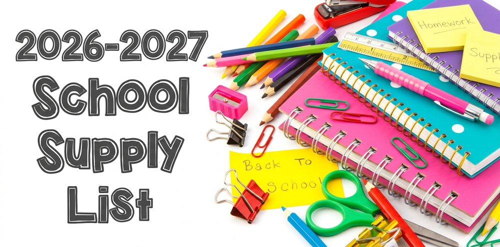 2026-27 School Supply List