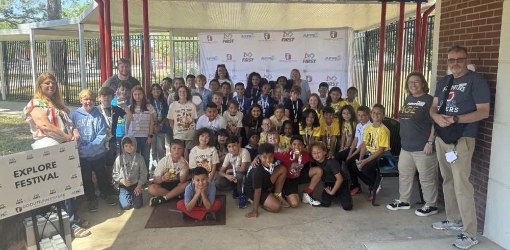 Okaloosa ES Students at the FIRST Explore Festival