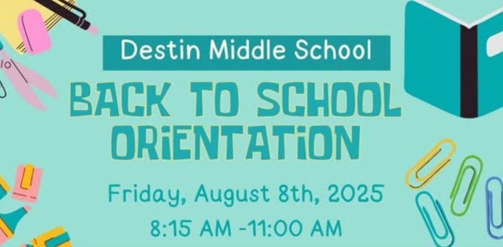 Back to School Orientation Friday, August 8th, 2025 8:15 AM - 11:00AM