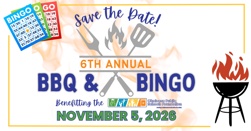 Save the Date: Okaloosa Public Schools Foundation Announces 6th Annual BBQ & Bingo Fundraiser