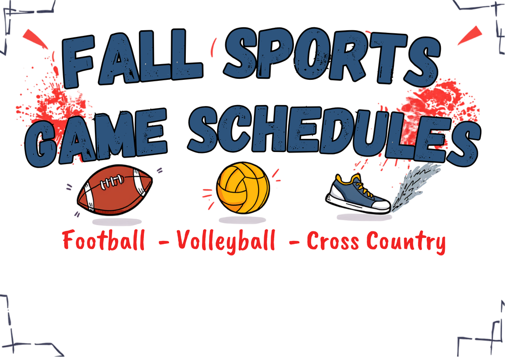 Fall Sports Game Schedule
