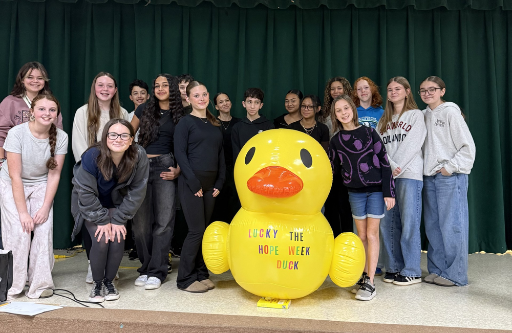 CARE crew with Hope Duck