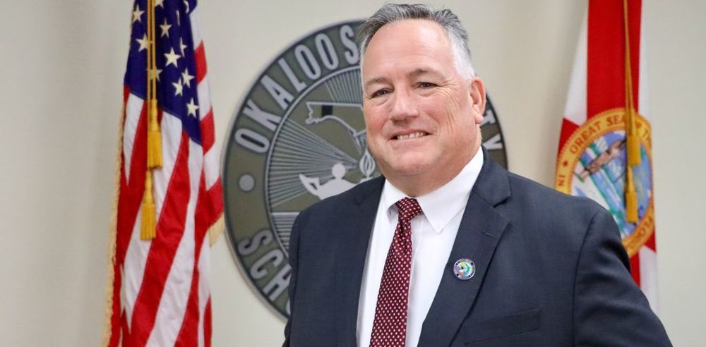 Okaloosa County School District Board Member Tim Bryant Recognized with Distinguished Leader Award