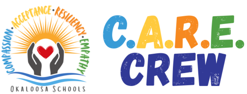 C.A.R.E. Crew. Compassion, Acceptance, Resiliency, Empathy. 
