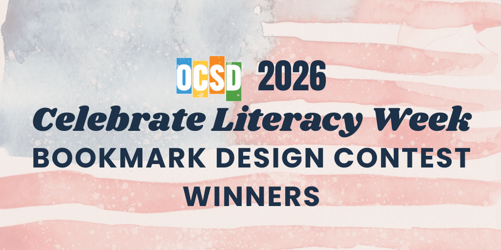 Celebrate Literacy Week Bookmark Design Contest Winners
