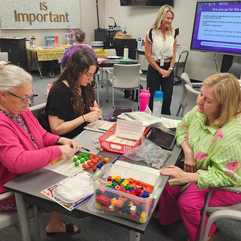 elementary math teachers dove into hands-on learning with digital tools