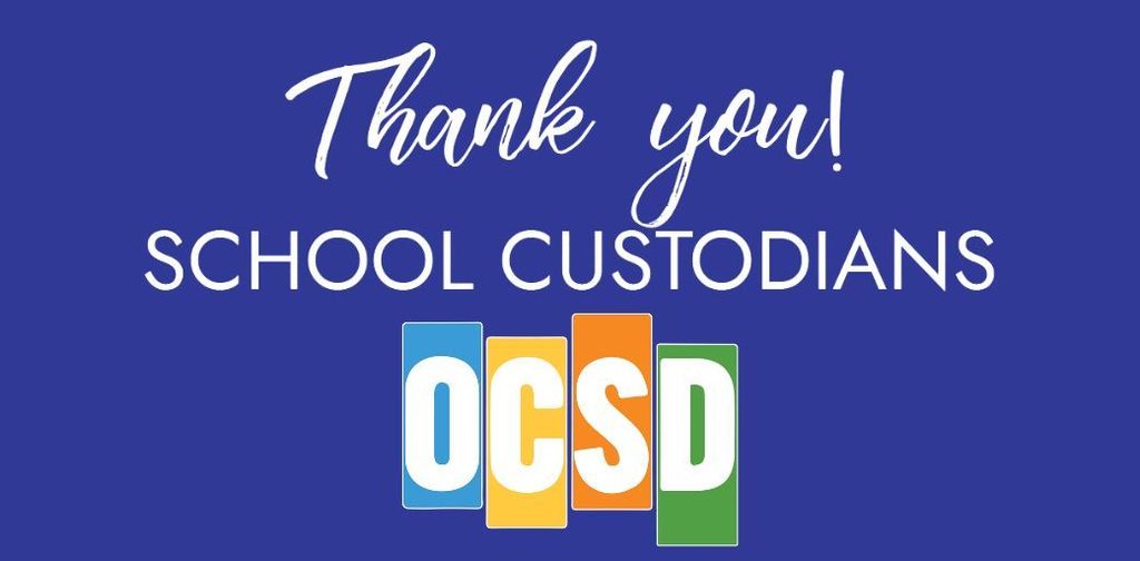 Thank you School Custodians