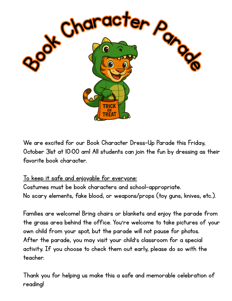 Book Character Parade