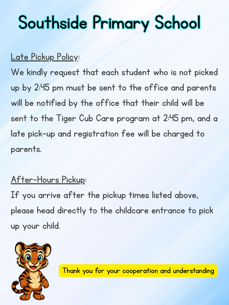 Late Pickup Policy
