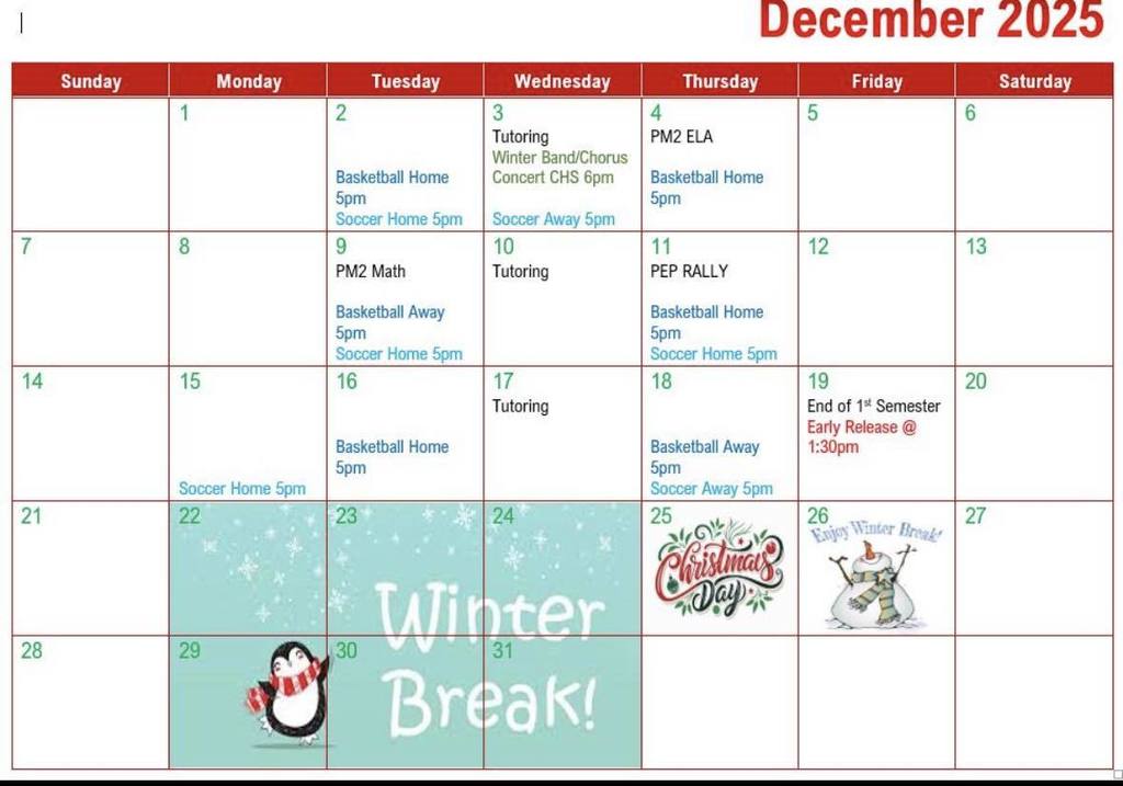 December Calendar