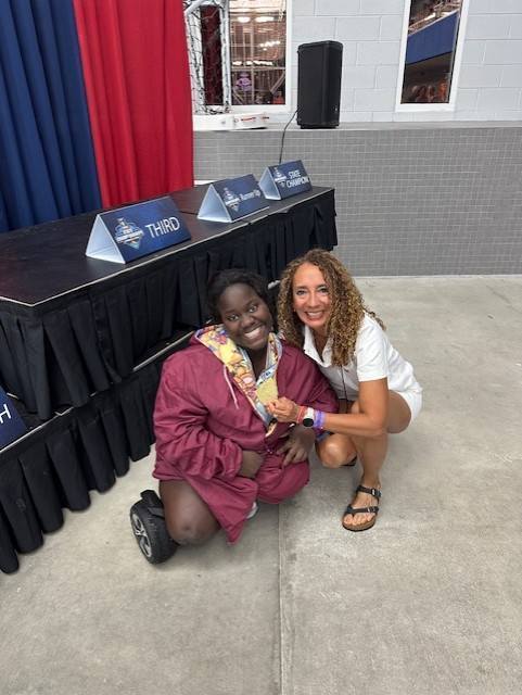 High School Swim team State Champions 