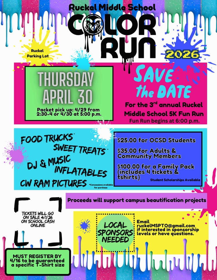 color run flyer 
