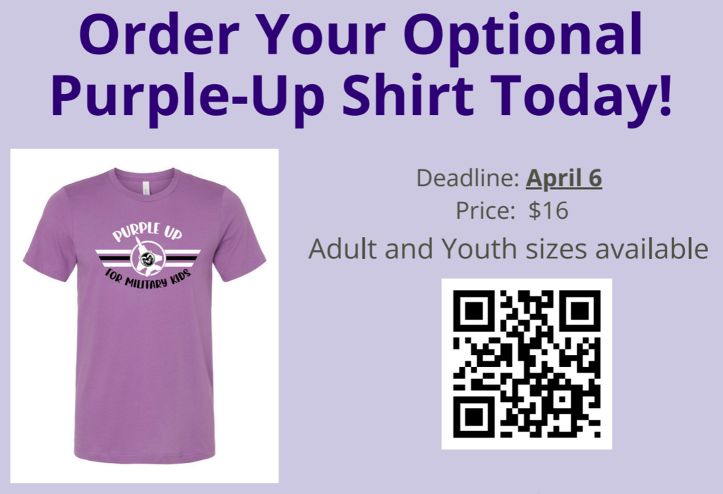 purple up shirt