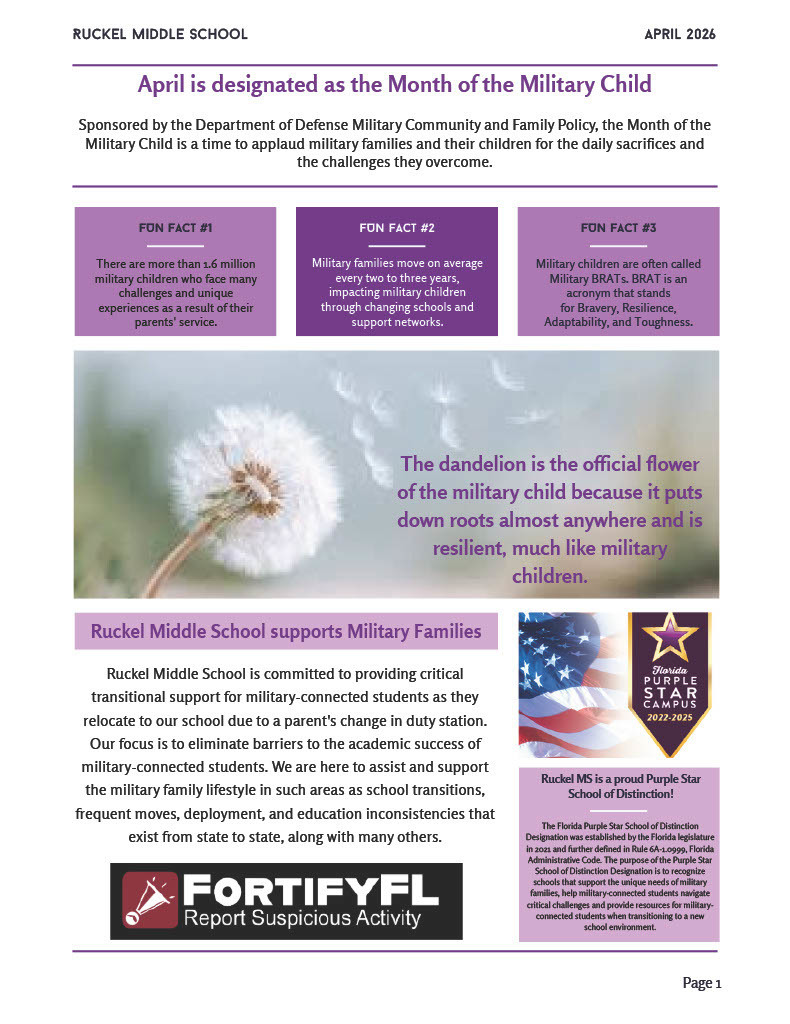 purple up newsletter