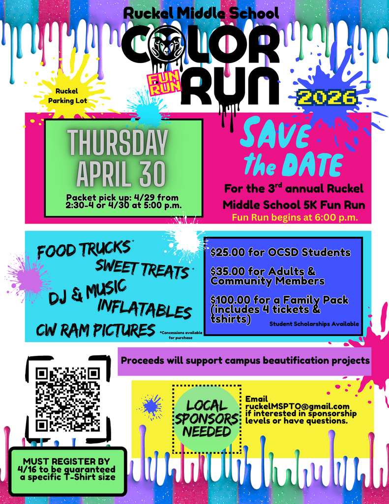 color run flyer