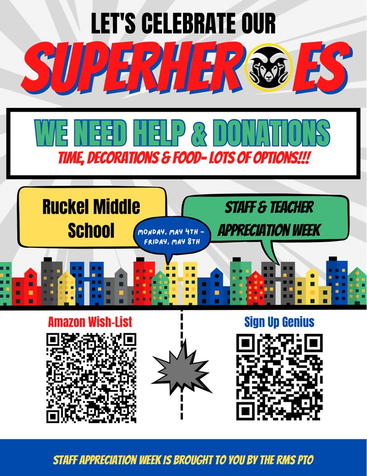 donations needed to celebrate staff 