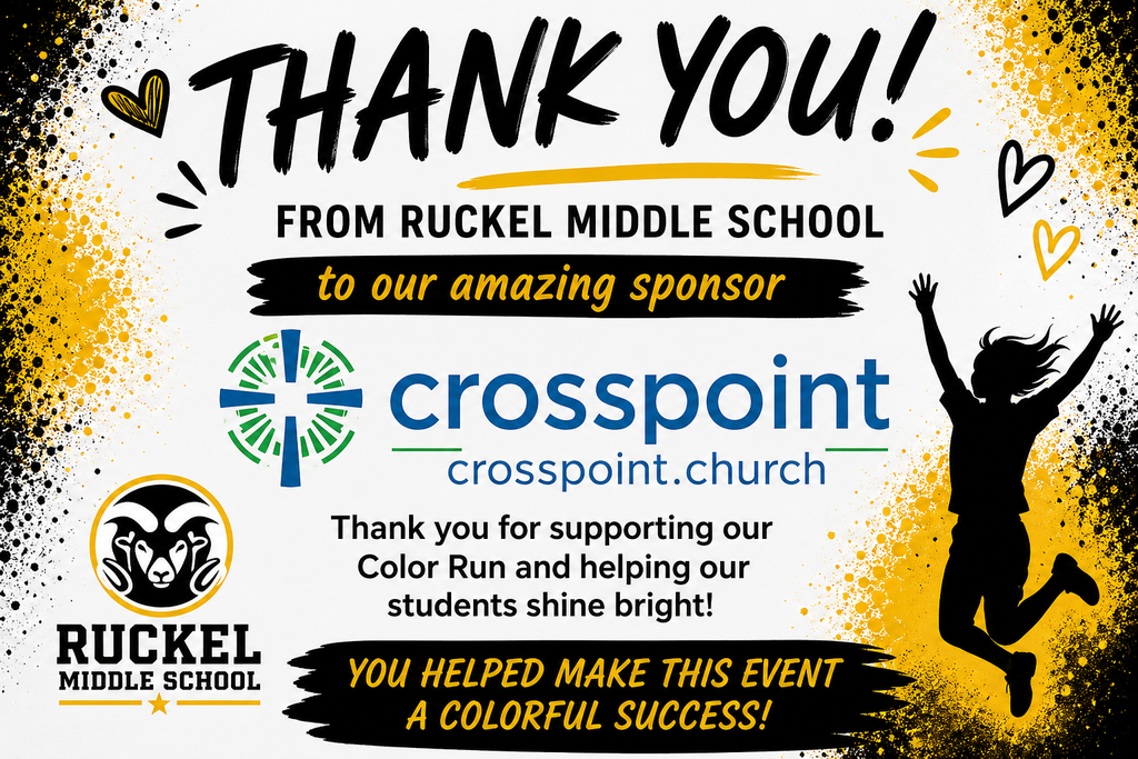 Thank you for supporting Ruckel Middle School!
