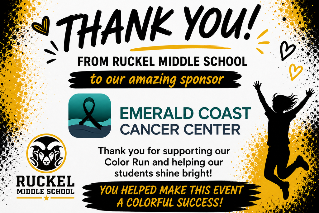 Thank you for supporting Ruckel Middle School!