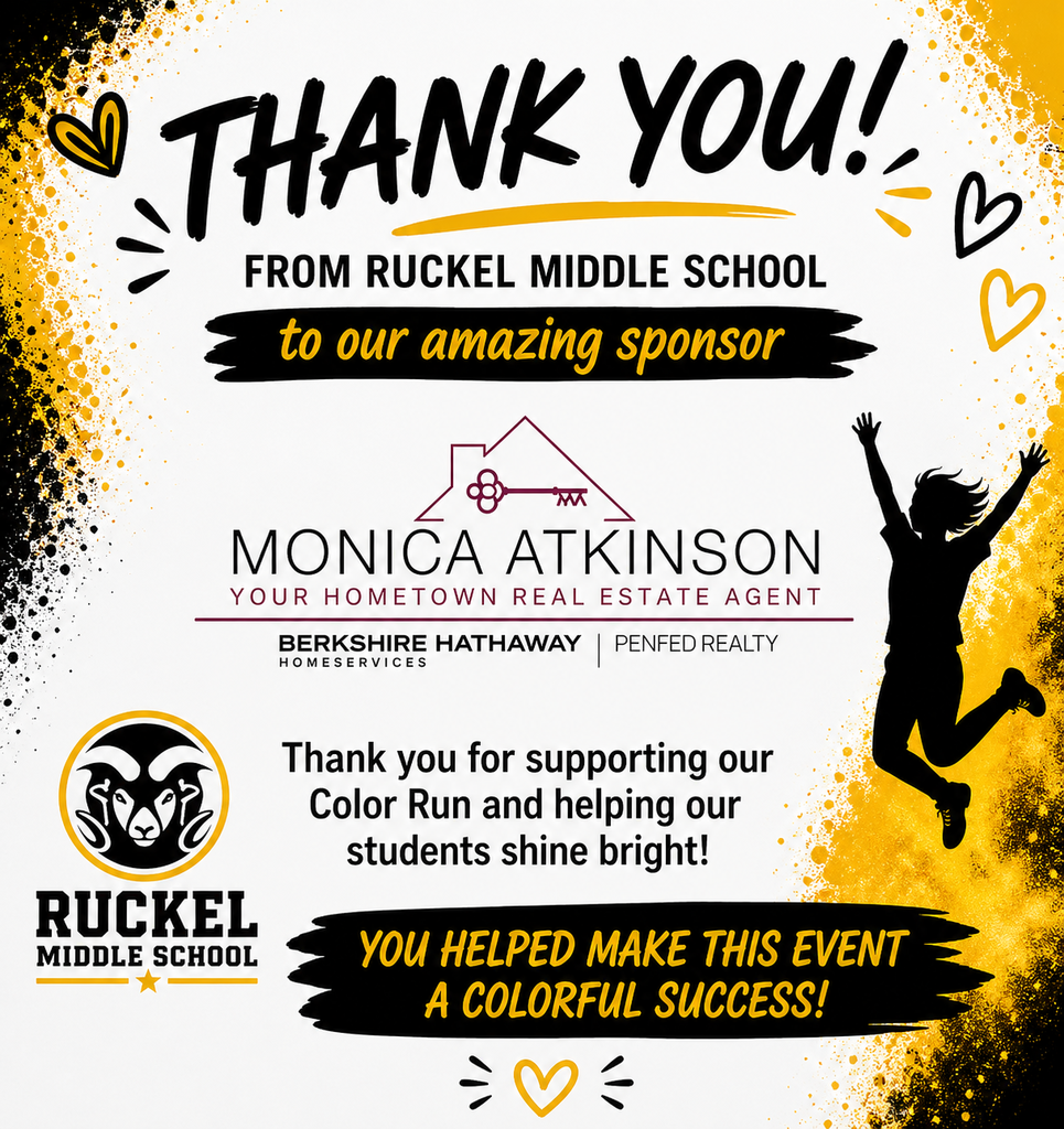 Thank you for supporting Ruckel Middle School!
